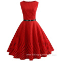 Women Summer Party Vintage Polka Retro Dress Custom